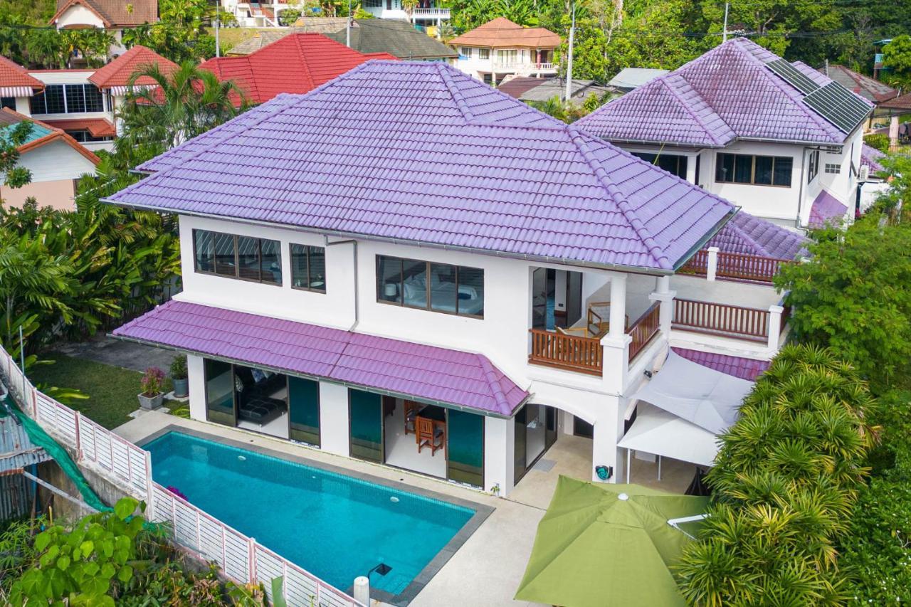 Villa Amaya, 2 Story Tropical Oasis With Green Hills View & Pool, Kamala Beach Exterior foto