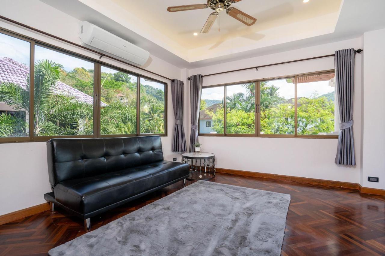 Villa Amaya, 2 Story Tropical Oasis With Green Hills View & Pool, Kamala Beach Exterior foto